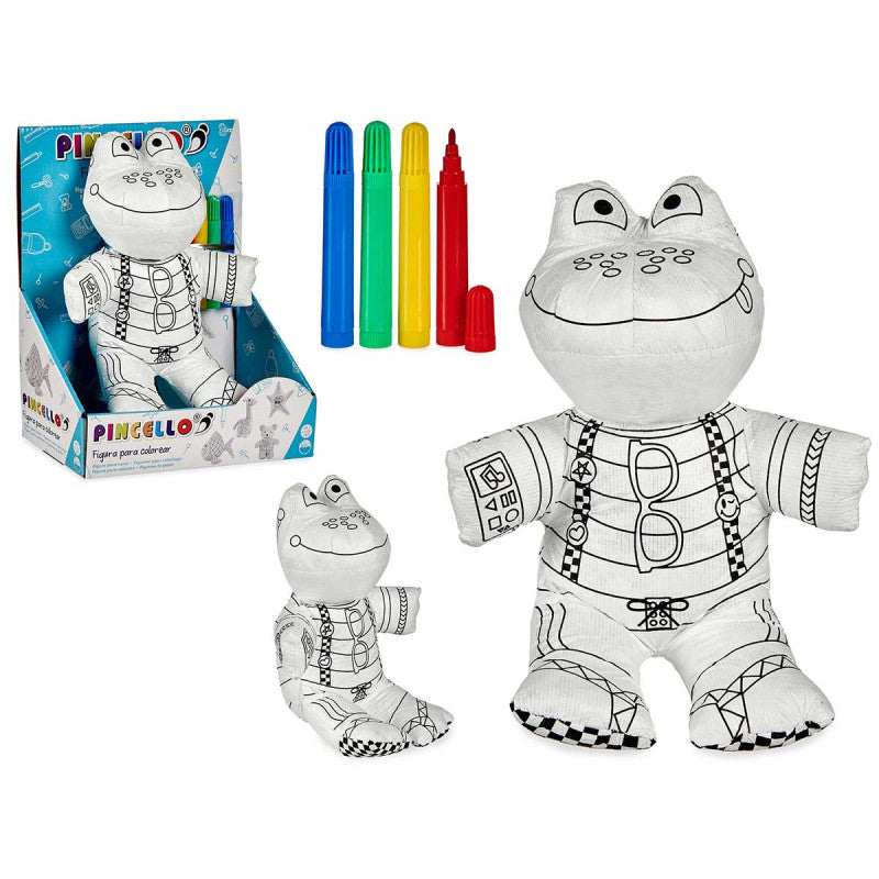 Frog Teddy to Paint With Marker