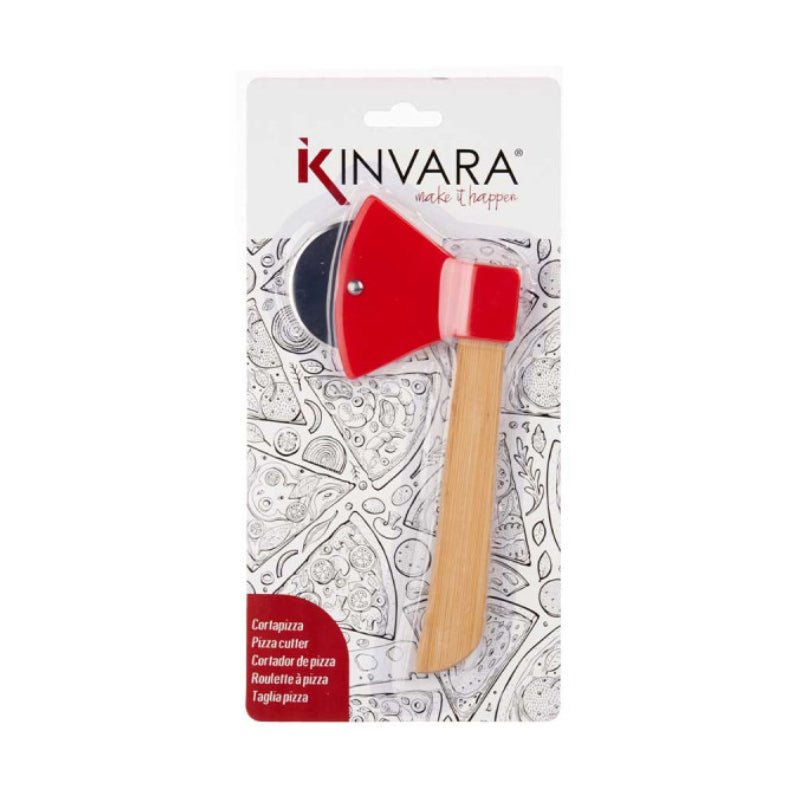Bamboo Pizza Cutter Axe Form