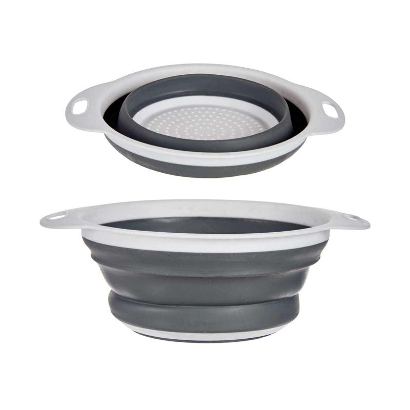 Round Strainer White and Grey 20cm