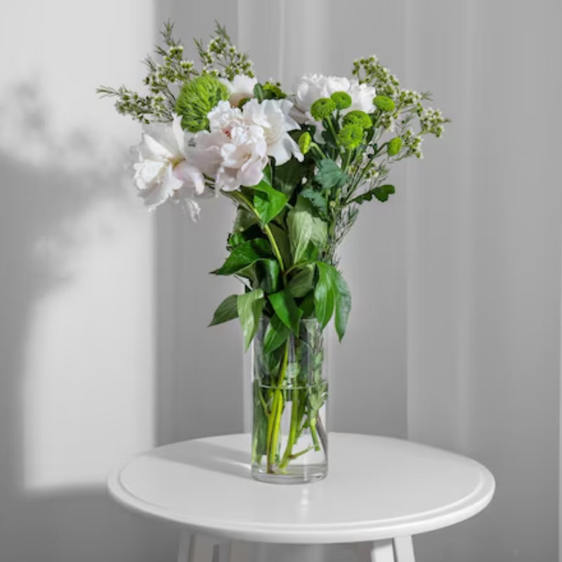 Cylinder Glass Vase 15cm Diam 50cm