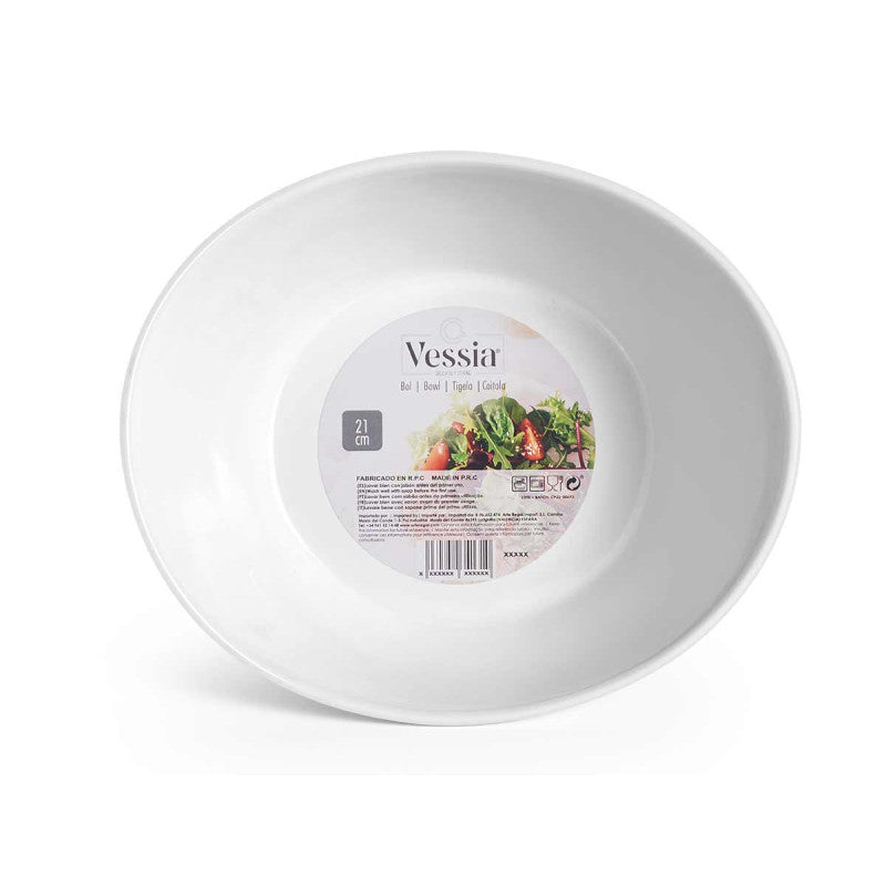 Porcelain Bowl With Shape 21cm