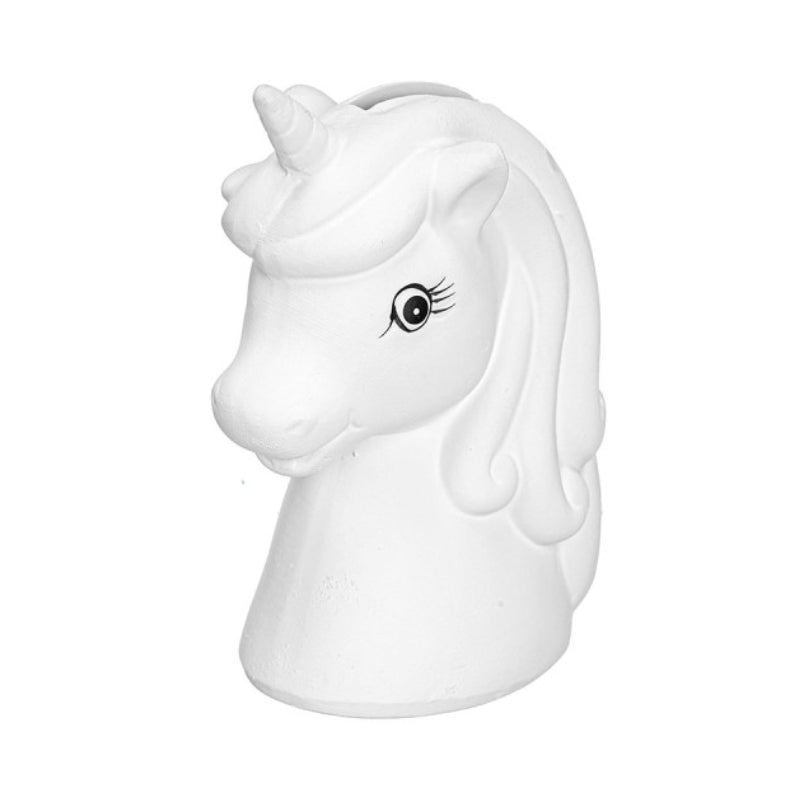 Small Painting Money Box Unicorn Form