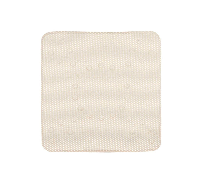 Anti-Slip Bath Mat Rubber Beige Small