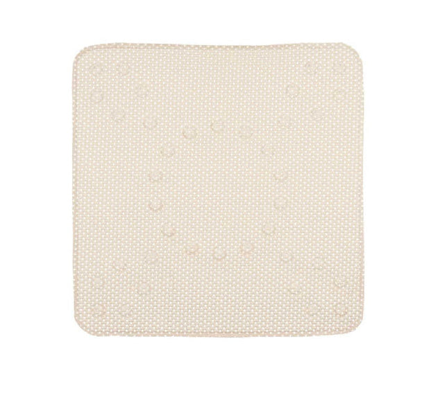 Anti-Slip Bath Mat Rubber Beige Small