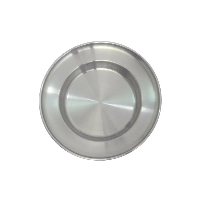 Round Deep Plate Silver 26.5cm