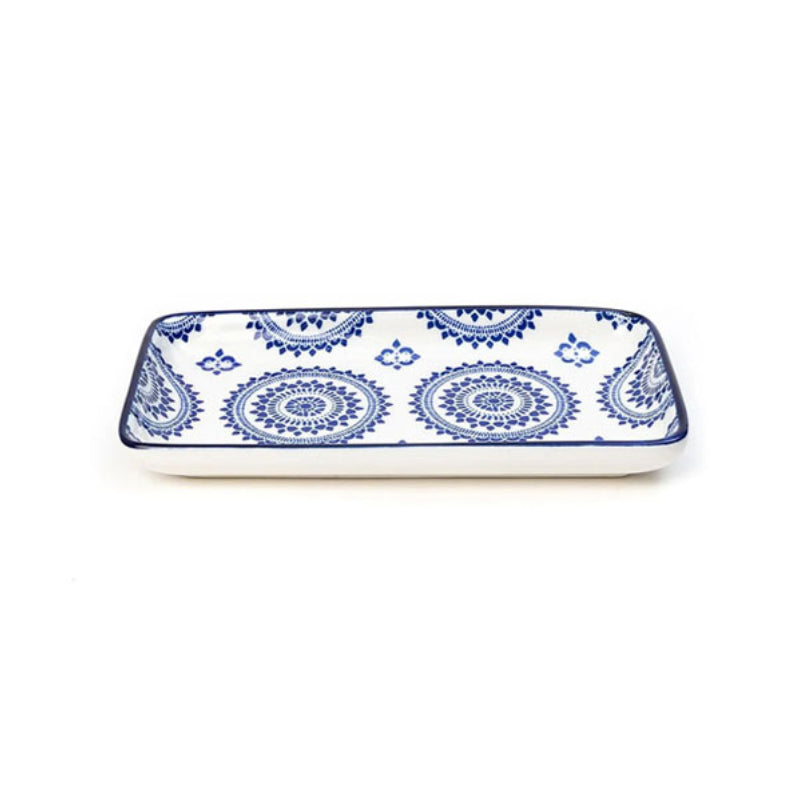 Porcelain Dinner Serving Rectangle Plate 9"