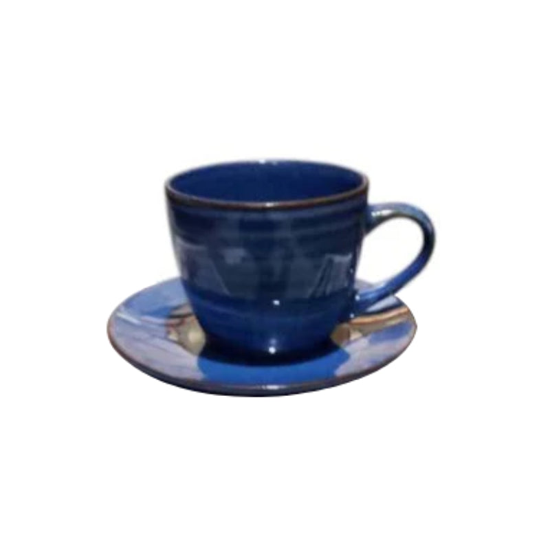 Porcelain Tea Cups With Saucer 220ml (Set of 6)