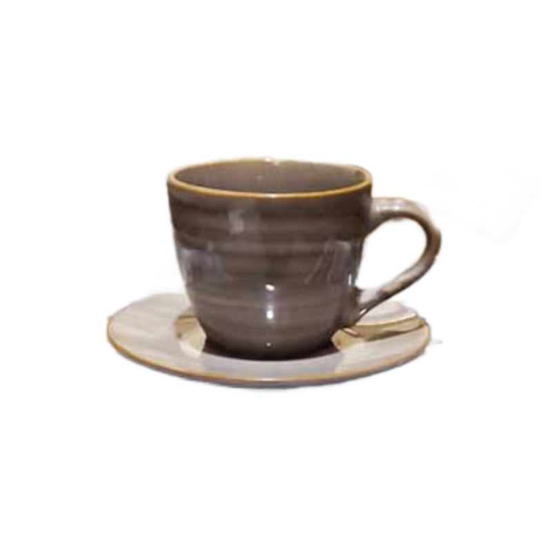 Porcelain Tea Cups With Saucer 220ml (Set of 6)