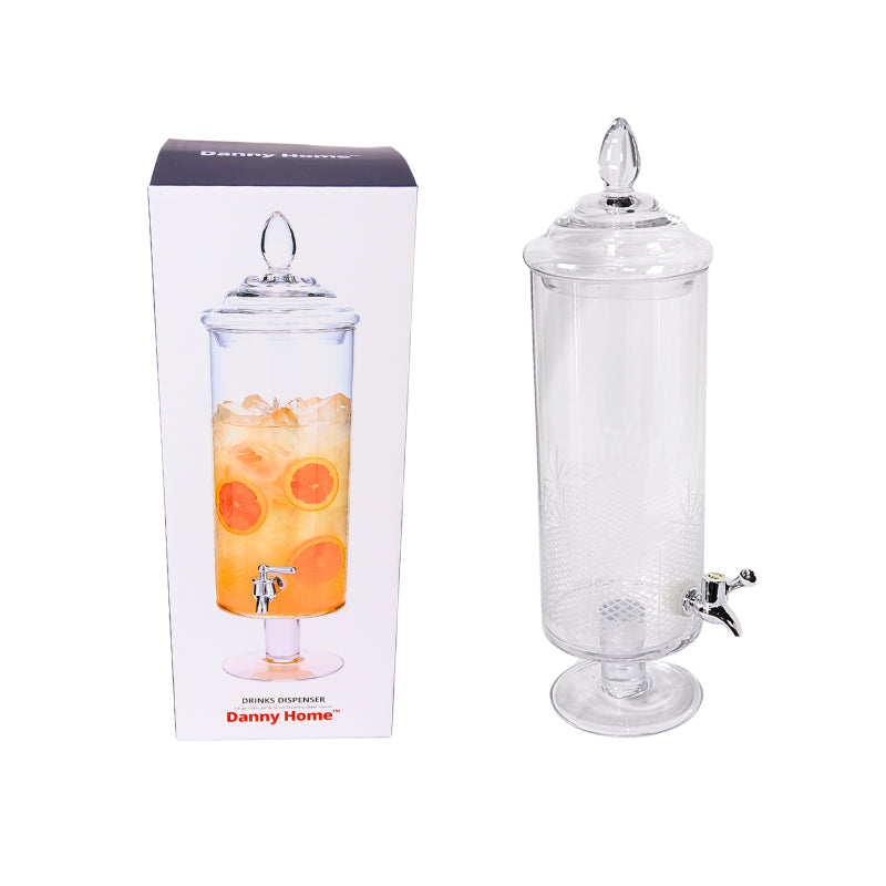 Glass Beverage Dispenser 4Ltr