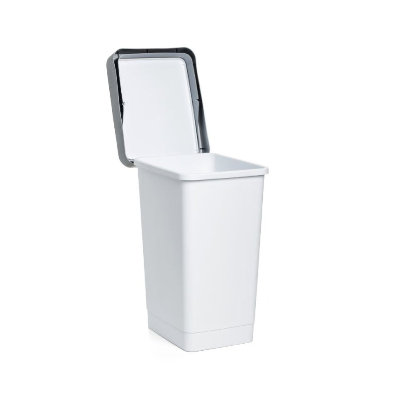 Swing Dustbin Smart 25L White
