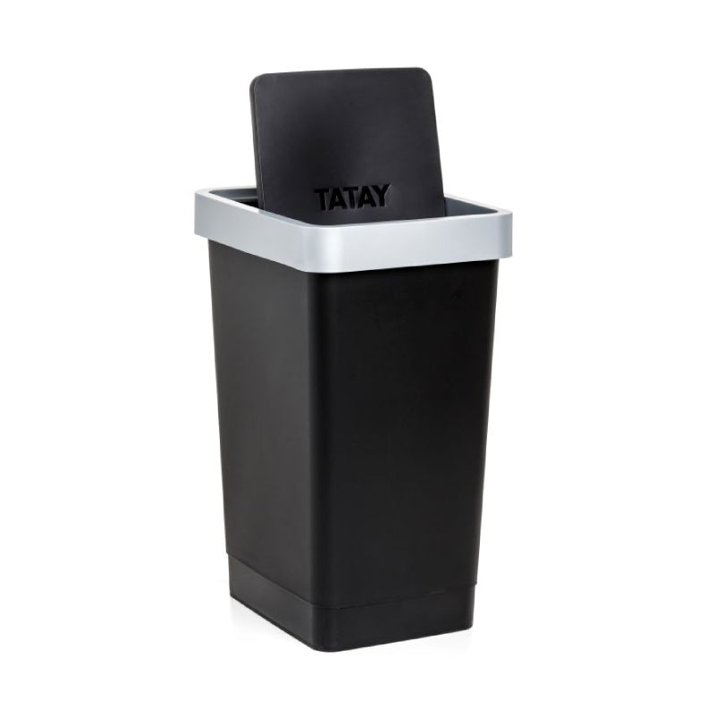Swing Dustbin Smart 25L Black