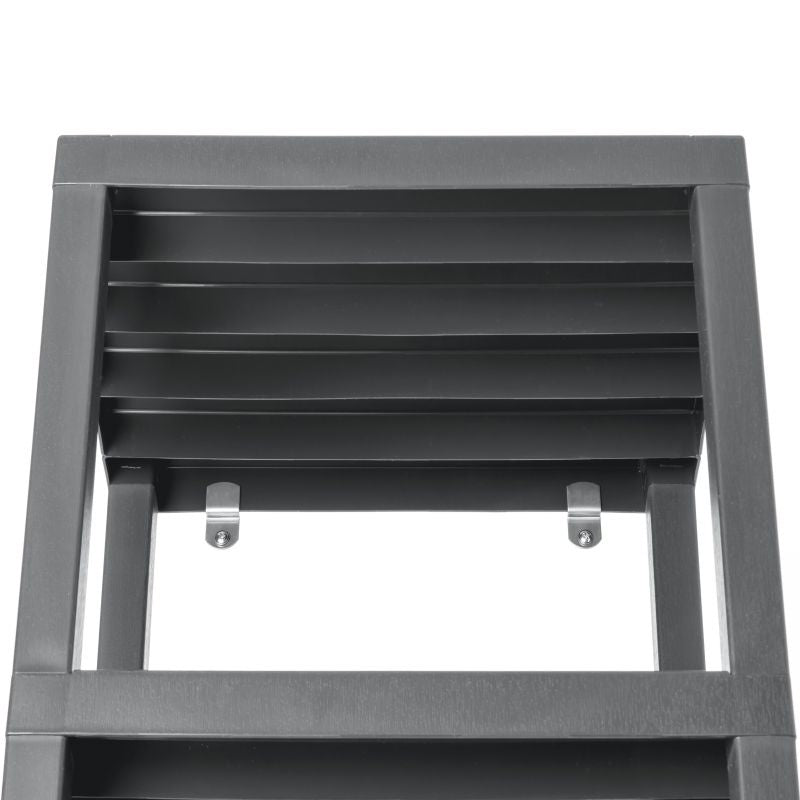 Rectangular Rack Lombok 3 Levels Grey