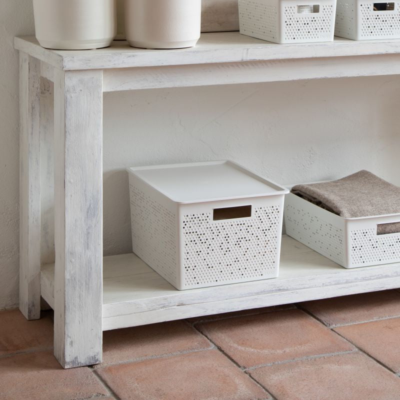 Storage Basket L 20L Bohol Sky White