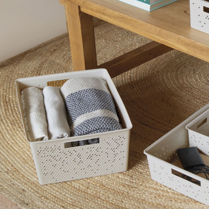Storage Basket L 20L Bohol Sky White