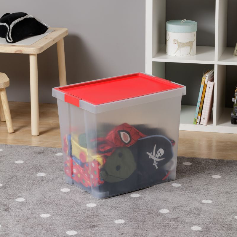 Storage Basket Red 60L