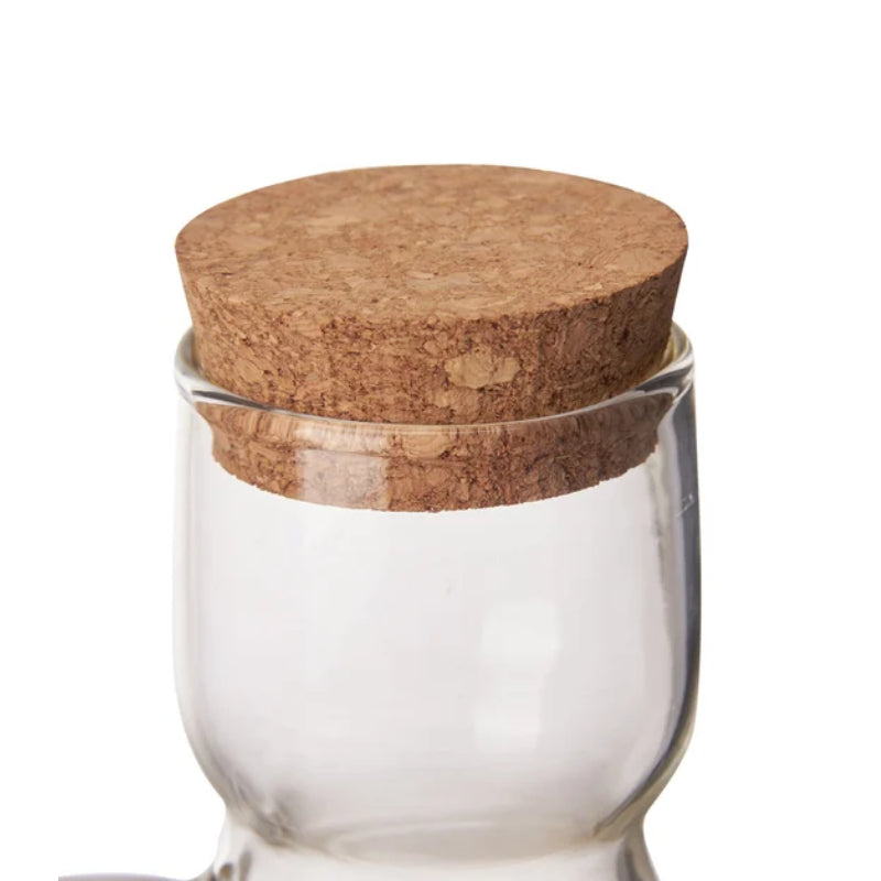 Borosilicate Oil Bottle With Cork Lid 750ml
