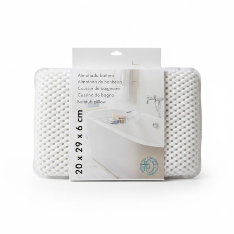 Bathtub Pillow Anti Slip White
