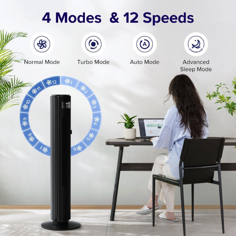 Levoit Classic 42-Inch Smart Tower Fan With Remote Control