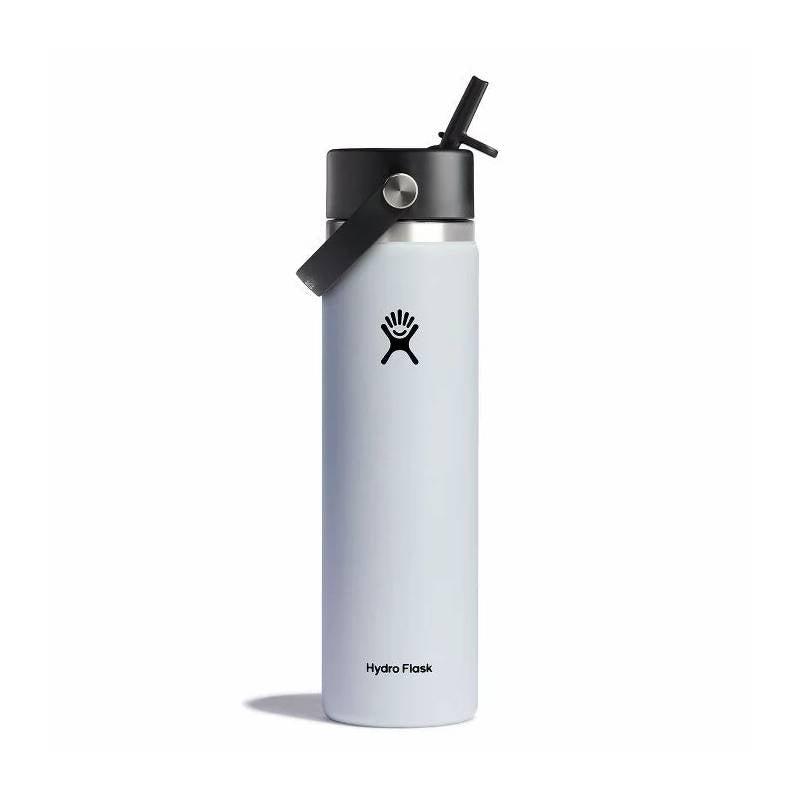 Hydro Flask Wide Mouth With Flex Straw Cap White 24 Oz