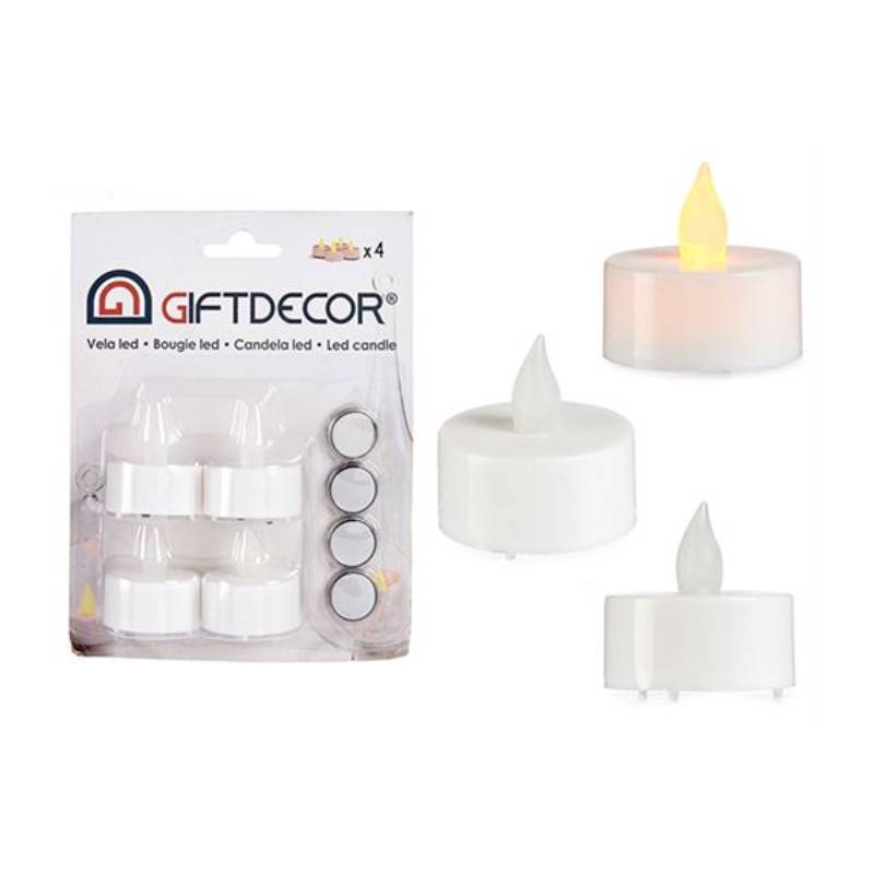 Candles - Tealight Led Set of 4pcs