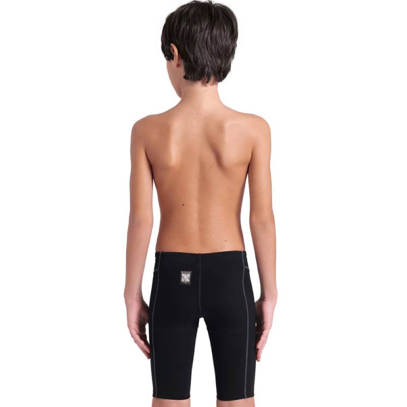 Arena Boys Impulso Powerskin Jammer - Black-Teal