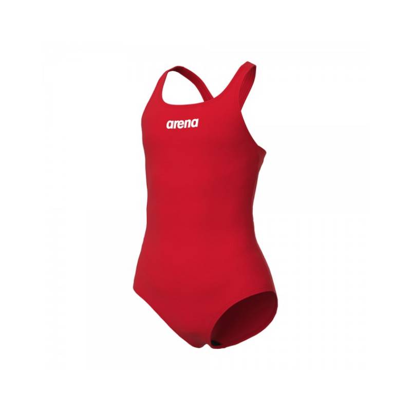 Arena Girls Team Swimsuit Swim Pro Solid-Red