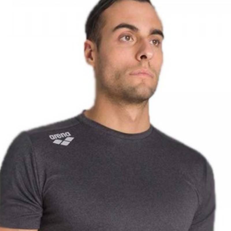 Arena TE Tech T-Shirt-Black Melange Small