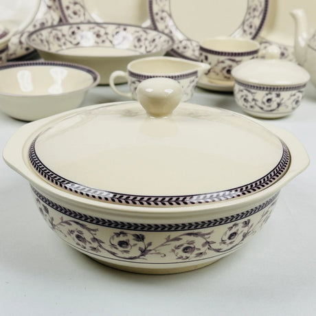 Callista Purple Dinner Set 85pcs