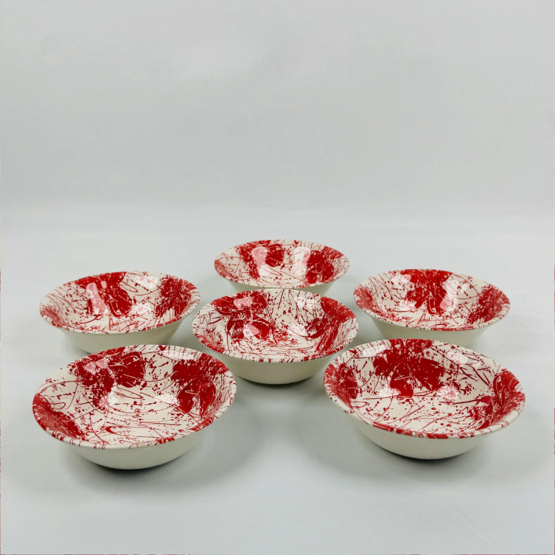 Splatters Pink Tea Set 24pcs