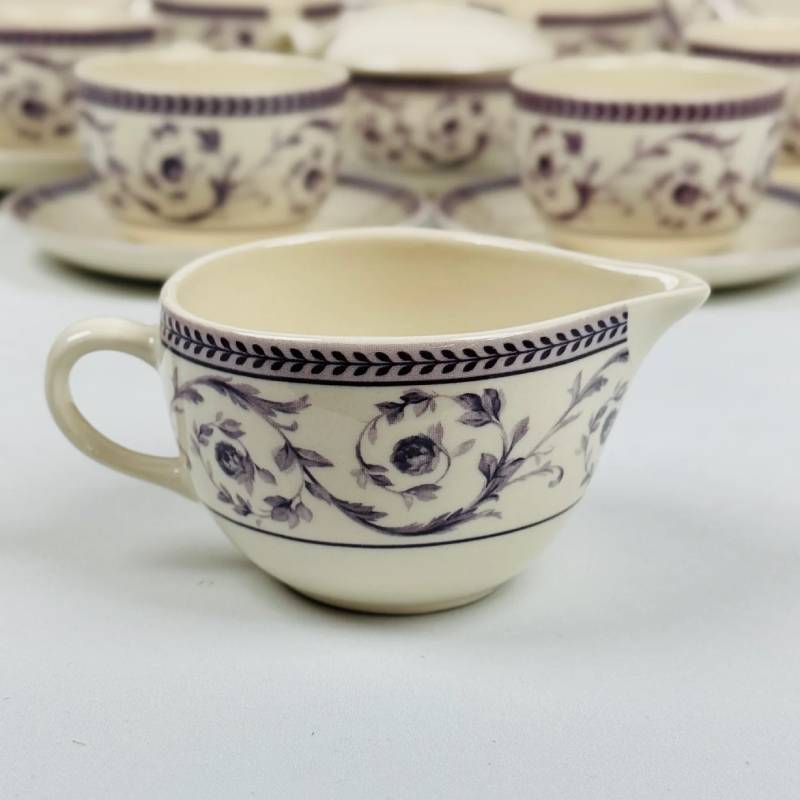 Callista Purple Tea Set 24pcs