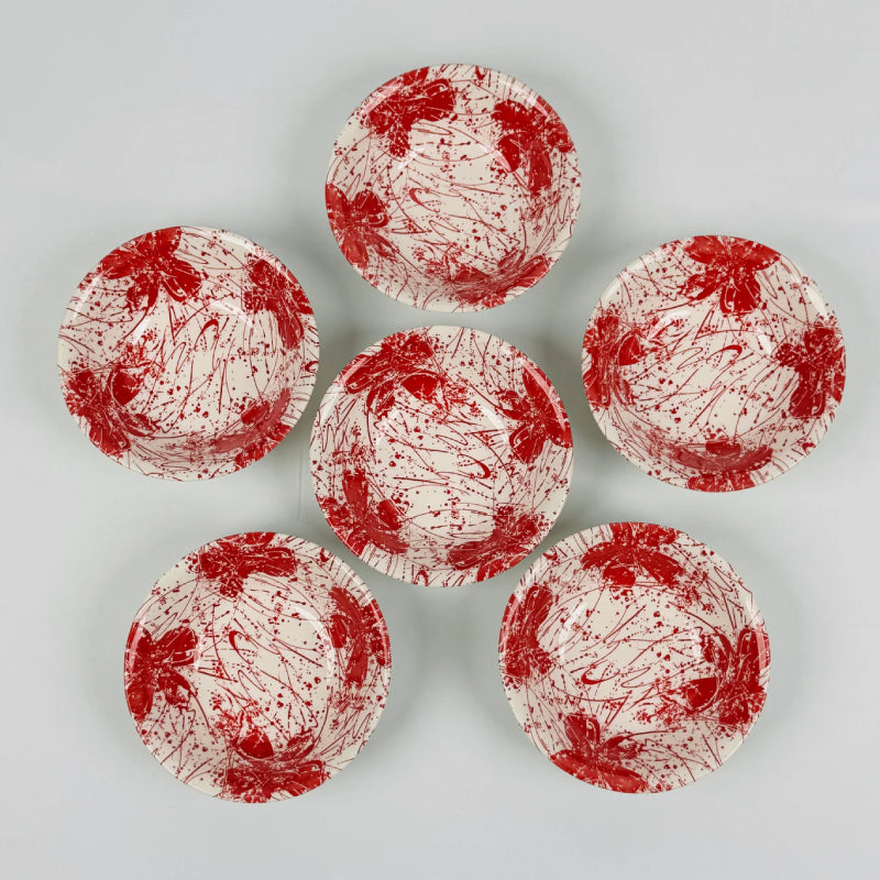 Splatters Pink Tea Set 24pcs