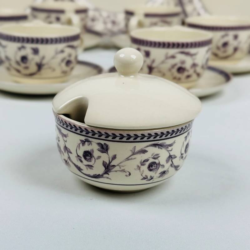 Callista Purple Tea Set 24pcs