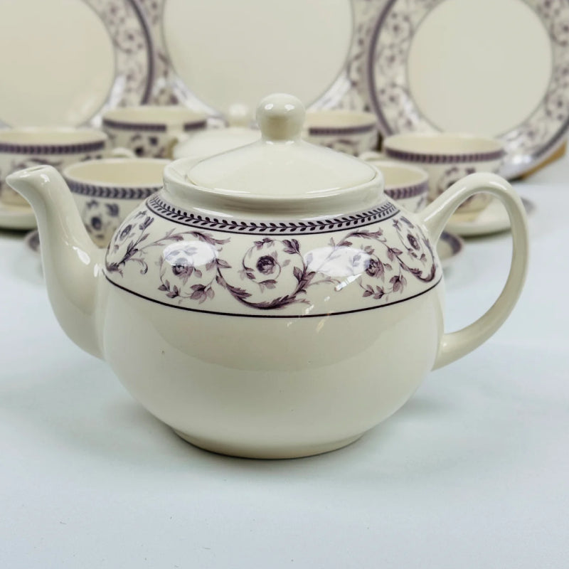 Callista Purple Tea Set 24pcs