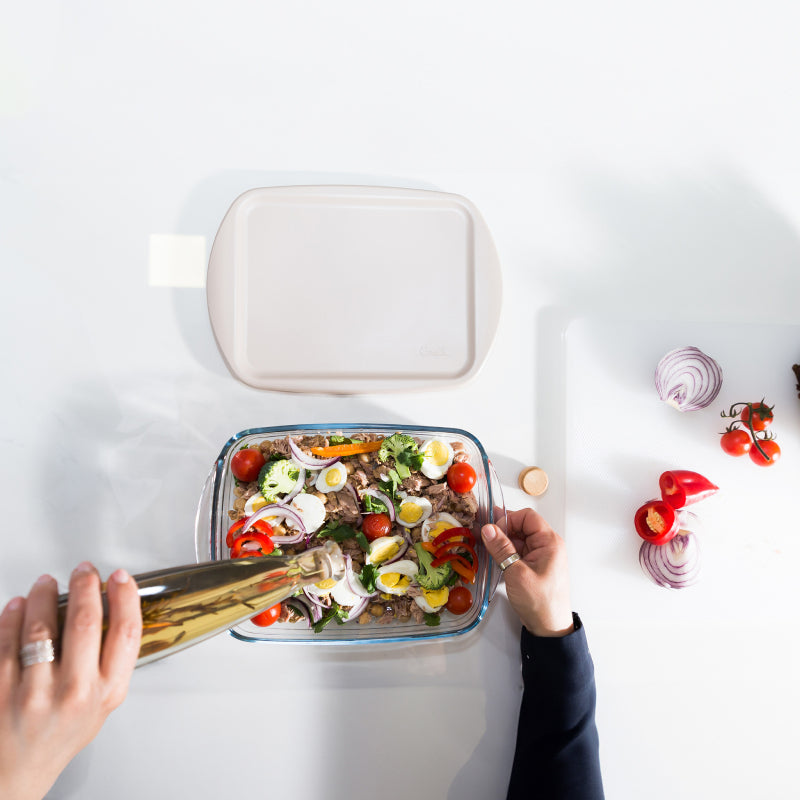 Rectangle Storage Box Glass 0.8L