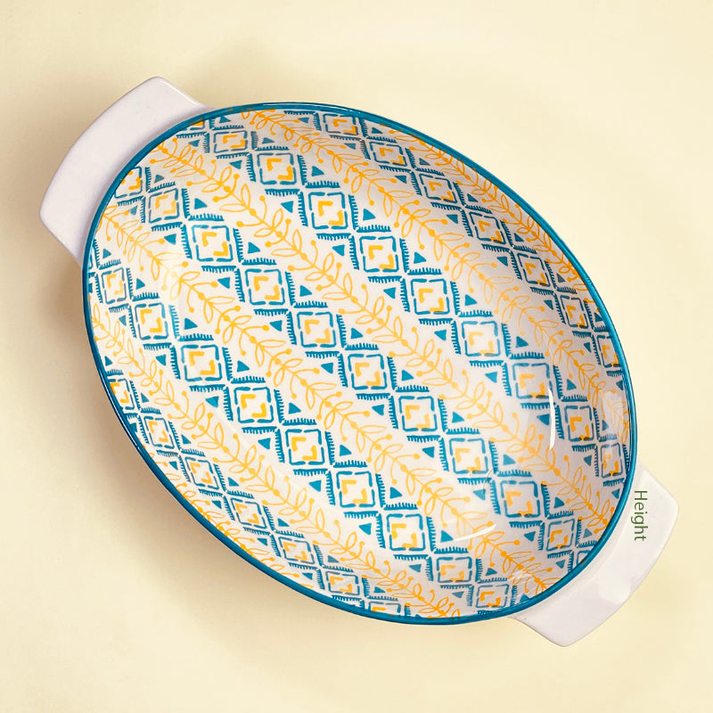 Porcelain Oval Serving Dish