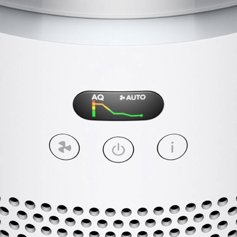 Dyson HushJet Purifier Compact (White/Silver)