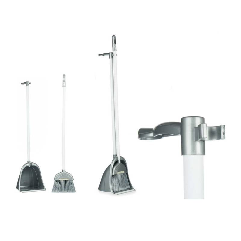 Hand Dustpan and Brush Silver Large