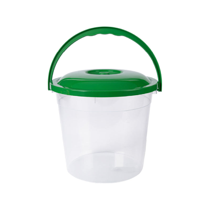 Plastic Storage Bucket With Lid 2.5L