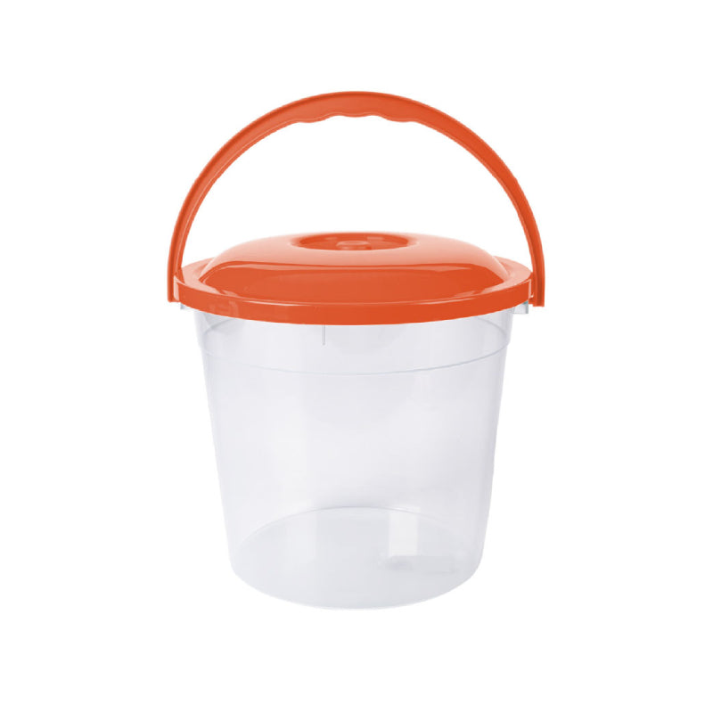 Plastic Storage Bucket With Lid 2.5L