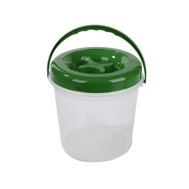 Plastic Storage Bucket With Lid 5.5L
