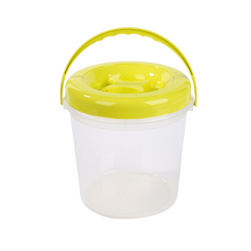 Plastic Storage Bucket With Lid 5.5L