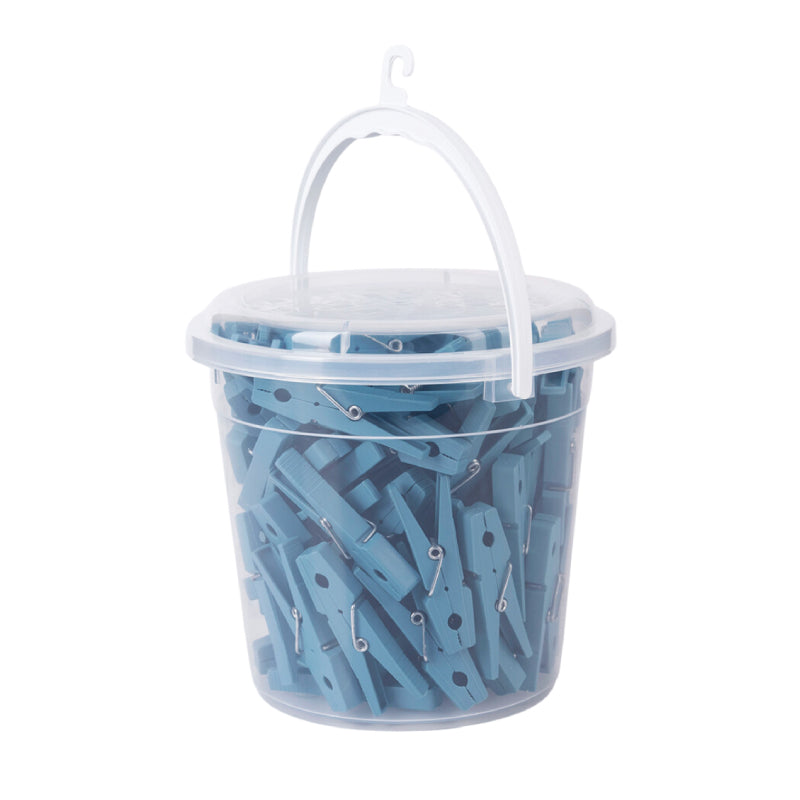 Bucket 2.50L With 94 Clothes Pegs