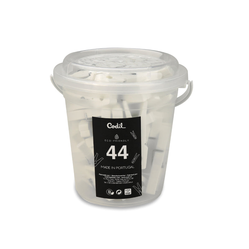 Bucket 1.25L With 44 Clothes Pegs