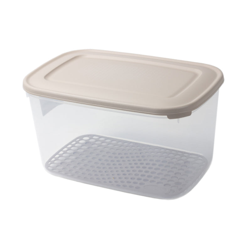 Plastic Storage Container With Defrosting Net 6.5L