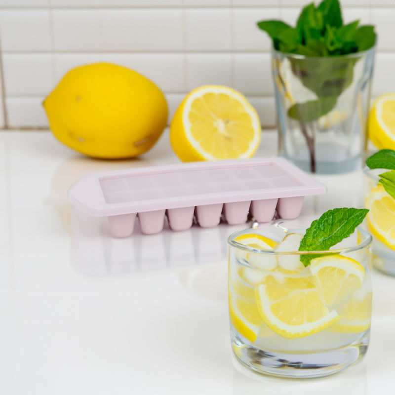 Ice Cubes Tray Plastic With Lid