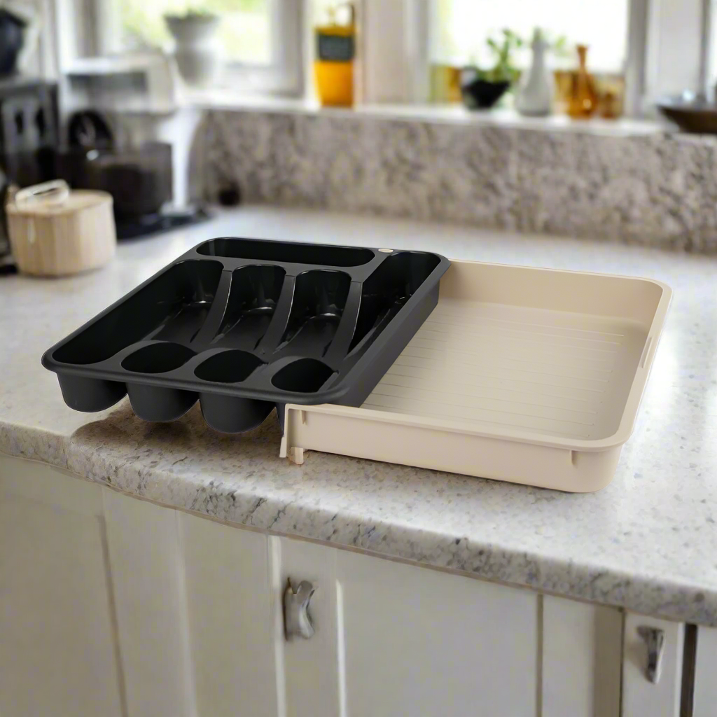 Adjustable Cutlery Drawer Plastic