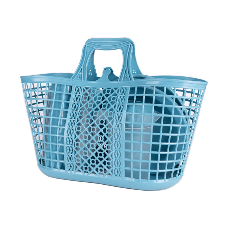 Picnic Sets With Camping Basket Plastic