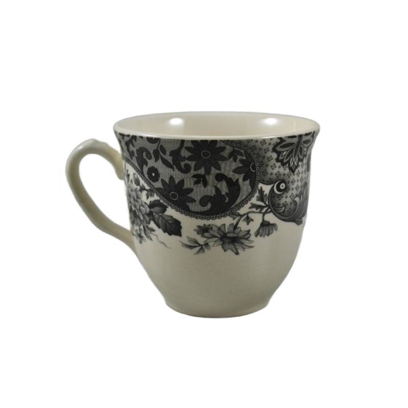 Rome Grey Cup Saucer Set 12pcs