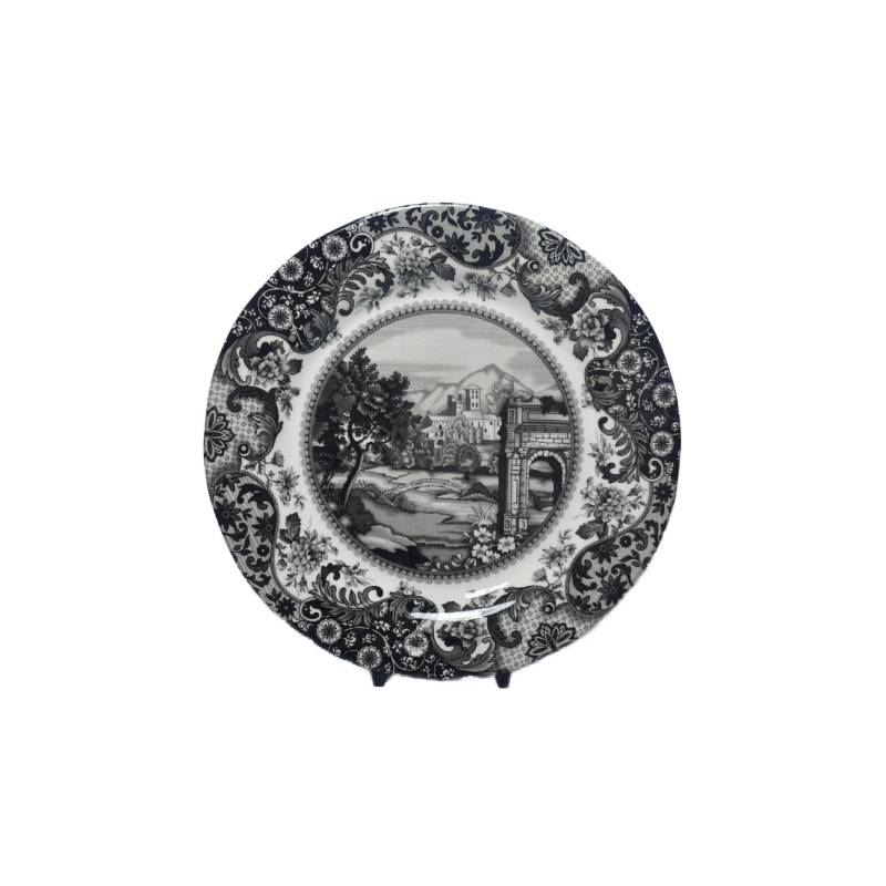 Rome Grey Cup Saucer Set 12pcs