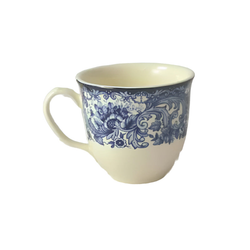 Divine Dark Blue Cup Saucer Set 12pcs